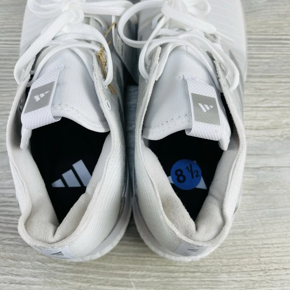 Adidas Crazyflight Volleyball Shoes White Silver Grey IG3970 Womens Size: 8.5 - Picture 14 of 16